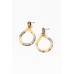 Mona Camel Teardrop Earring